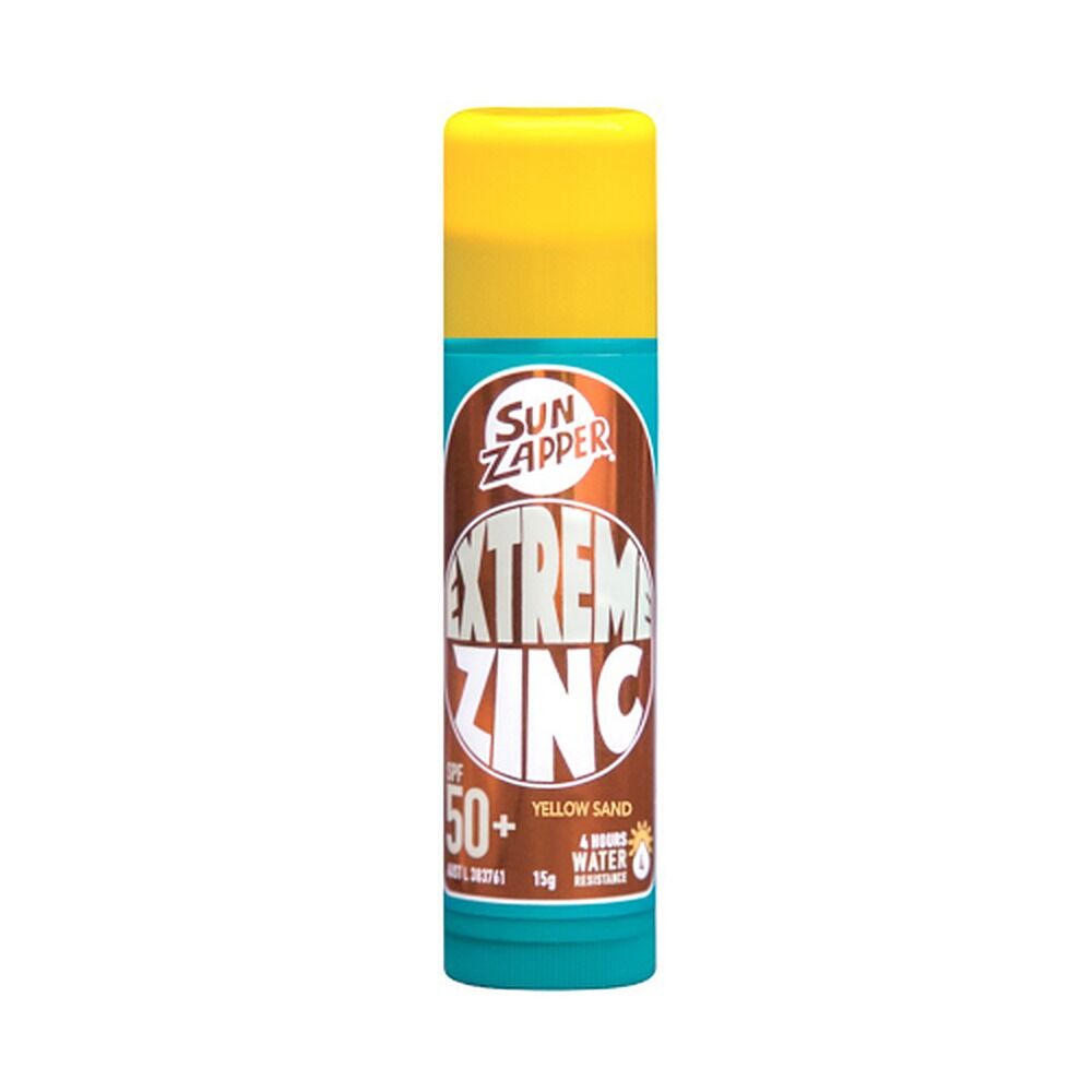 Sun Zapper Extreme Zinc Stick Yellow Sand 15g