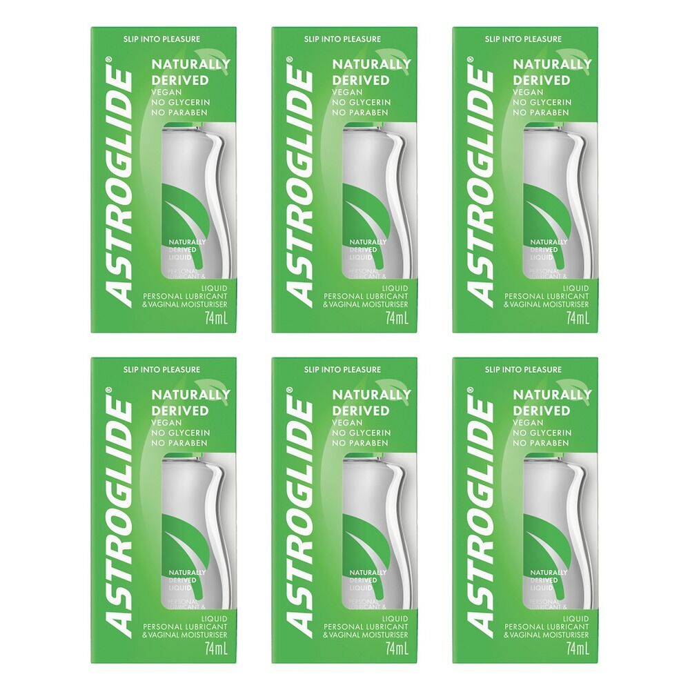 Astroglide Naturally Derived Liquid 74mL x 6 Bundle of 6