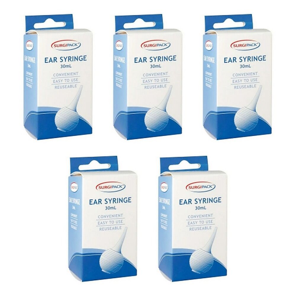 SurgiPack Ear Syringe Small 30mL Pack of 5