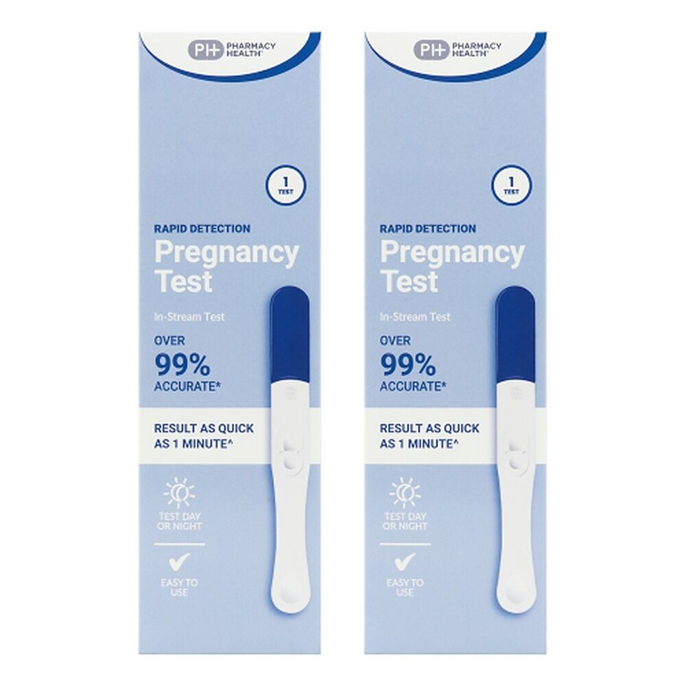 Pharmacy Health Pregnancy Test Midstream Pack of 2