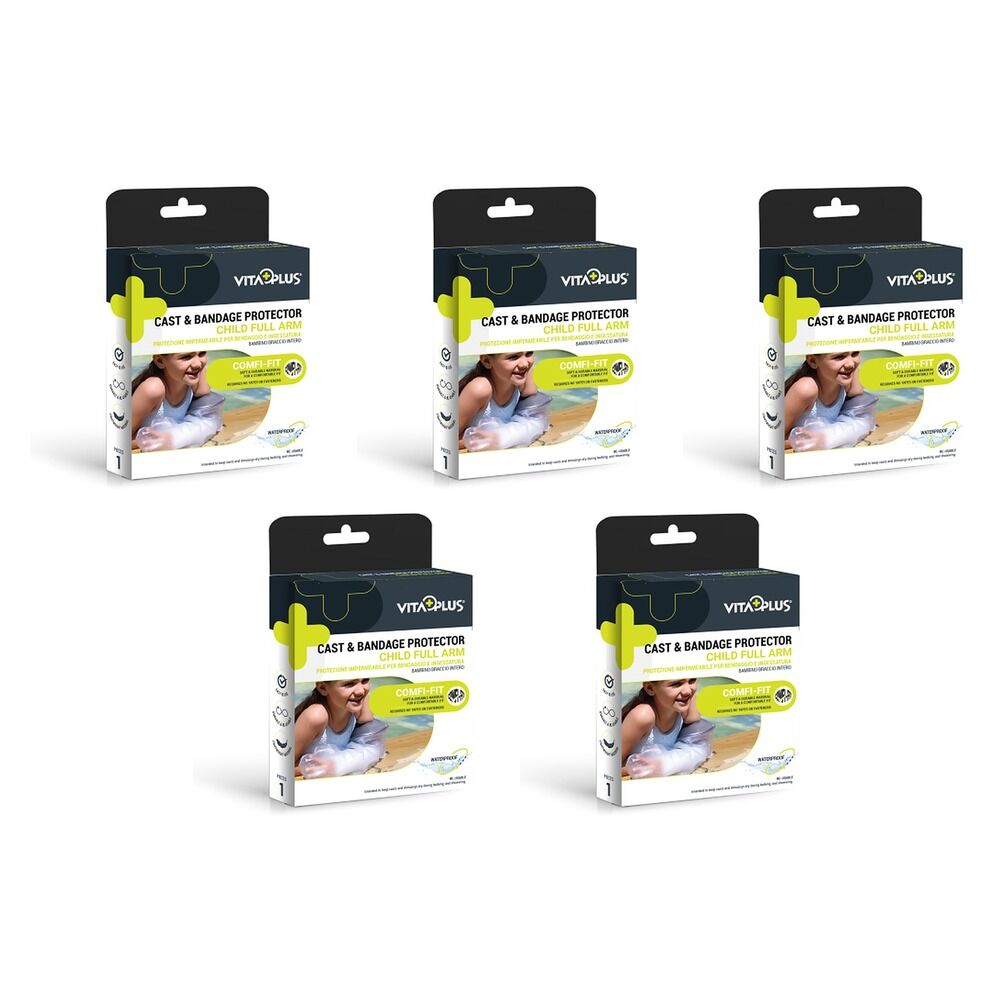 Vitaplus Cast Protector Child Full Arm Pack of 5