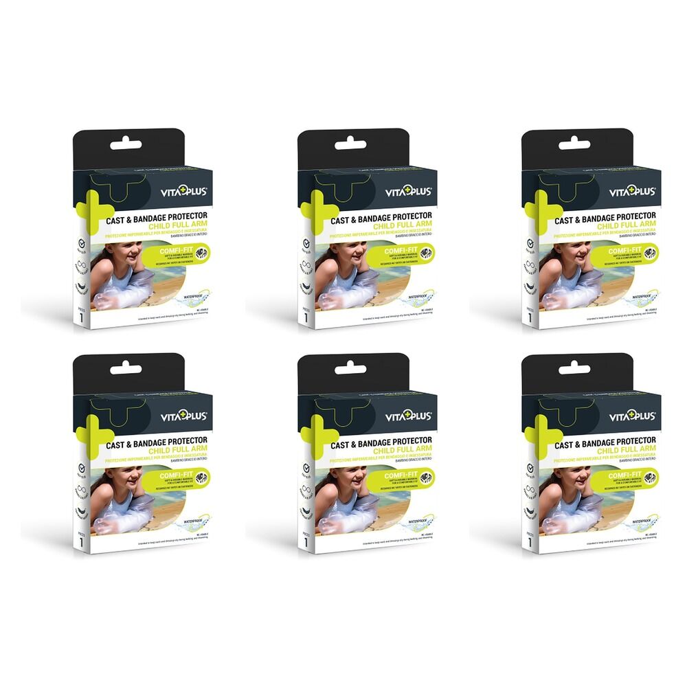 Vitaplus Cast Protector Child Full Arm Pack of 6