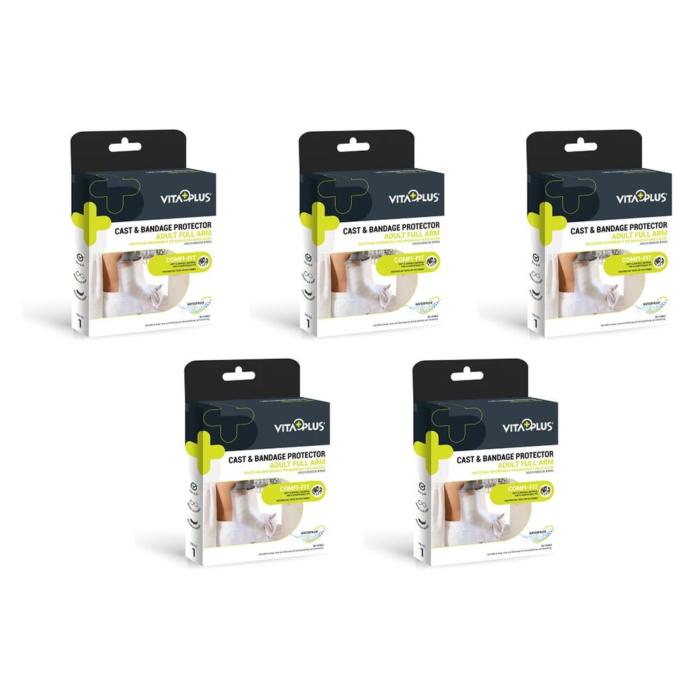Vitaplus Cast Protector Adult Full Arm Pack of 5