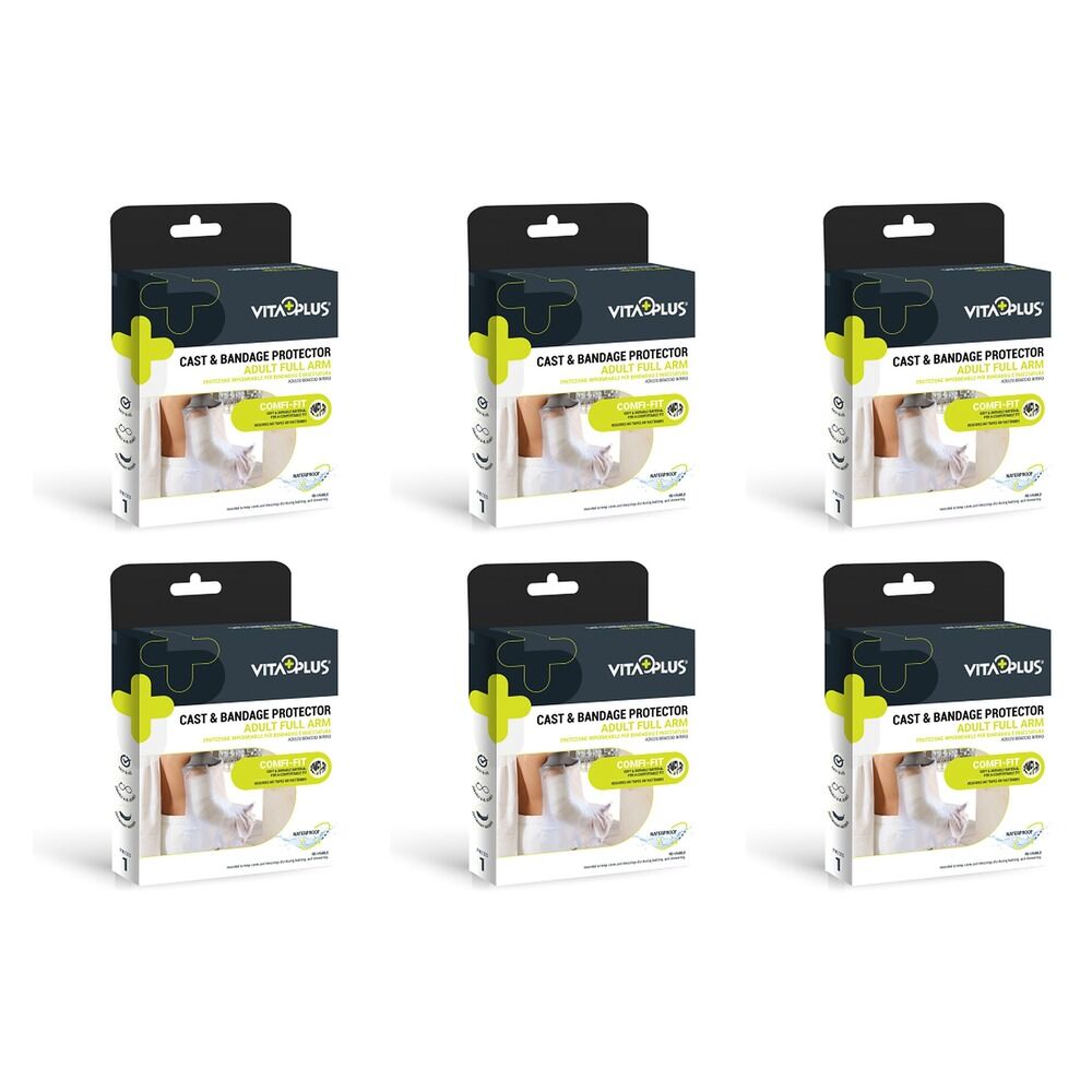Vitaplus Cast Protector Adult Full Arm Pack of 6