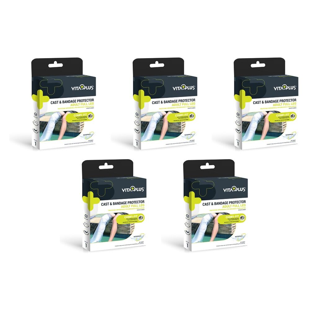 Vitaplus Cast Protector Adult Full Leg Pack of 5