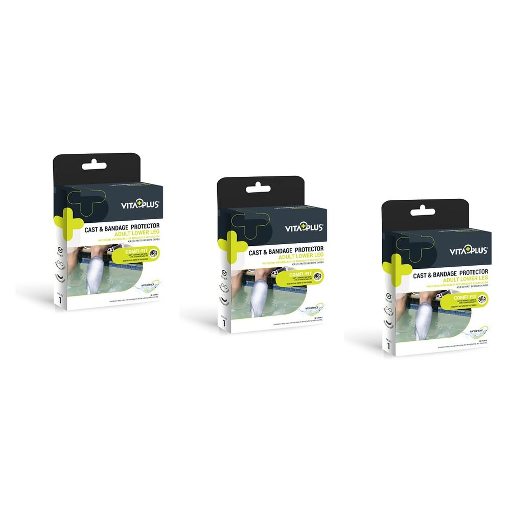 Vitaplus Cast Protector Adult Lower Leg Pack of 3