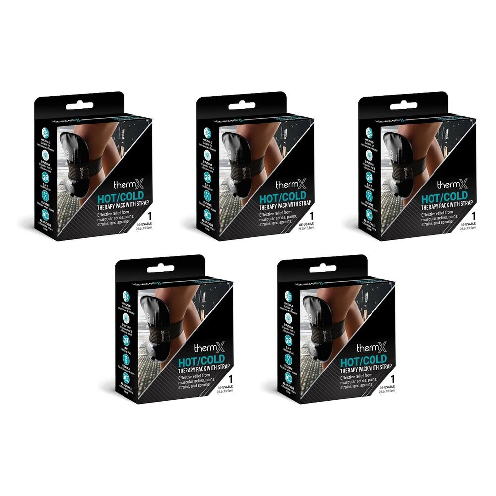 Thermx Hot Cold Pack With Strap Bundle of 5