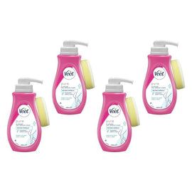 Veet Pure In Shower Hair Removal Cream 400mL Pack of 4