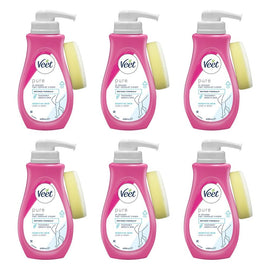 Veet Pure In Shower Hair Removal Cream 400mL Pack of 6