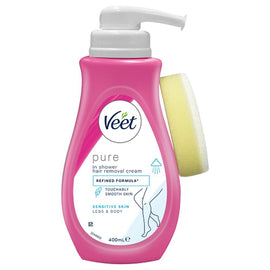 Veet Pure In Shower Hair Removal Cream 400mL