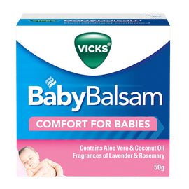 Vicks Baby Balsam Moisturising and Soothing Rub 50g