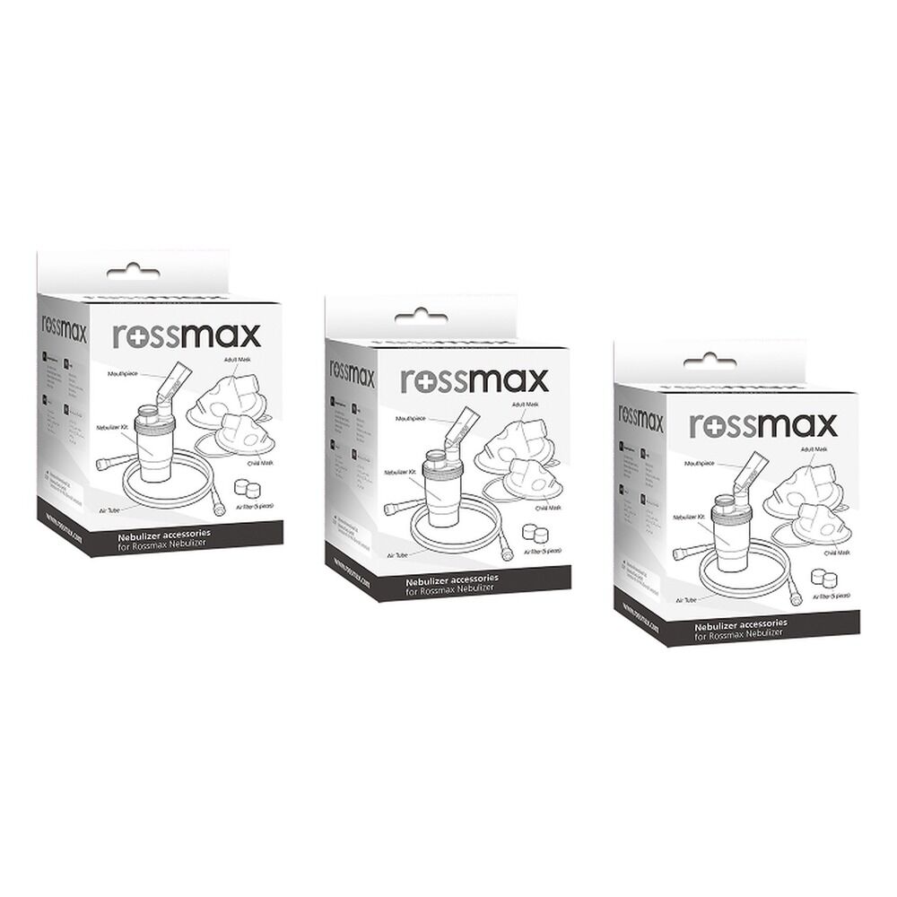 Rossmax Nebuliser Accessory Pack Bundle of 3