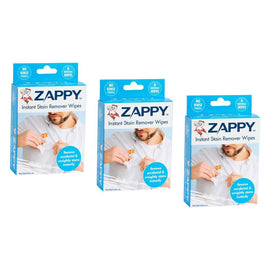 Zappy Instant Stain Remover Wipes 6 Pack x 12 Bundle of 3