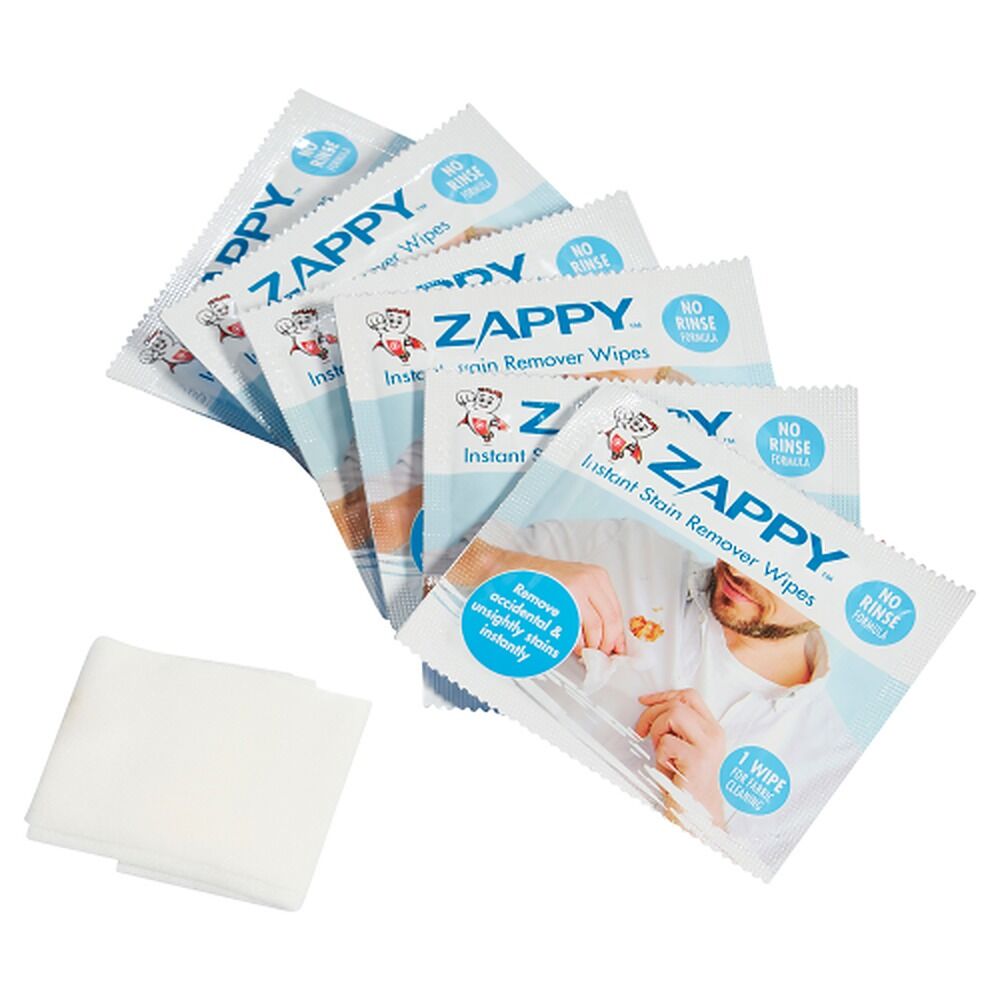 Zappy Instant Stain Remover Wipes 6 Pack x 12