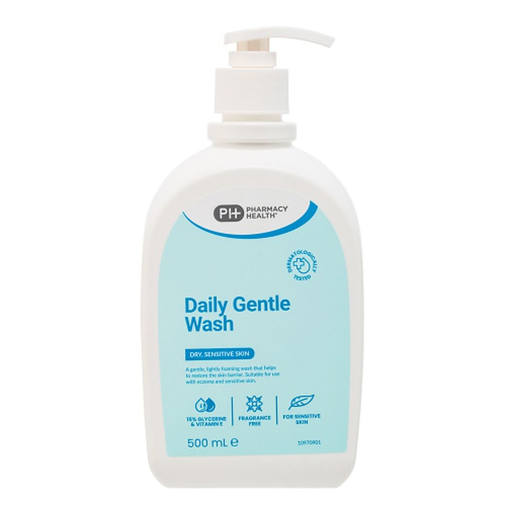 Pharmacy Health Dry Skin Daily Gentle Wash 500ml