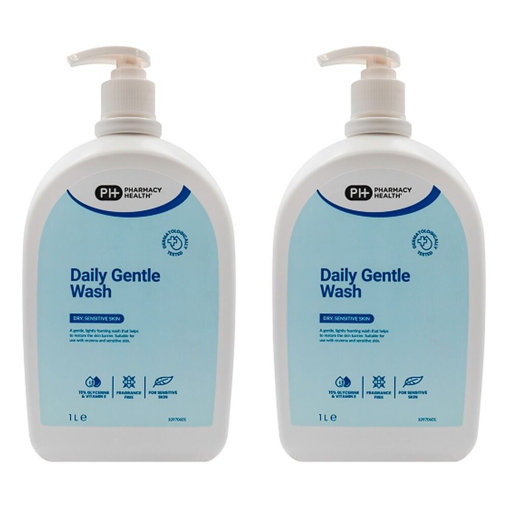 Pharmacy Health Daily Gentle Wash 1L Pack of 2
