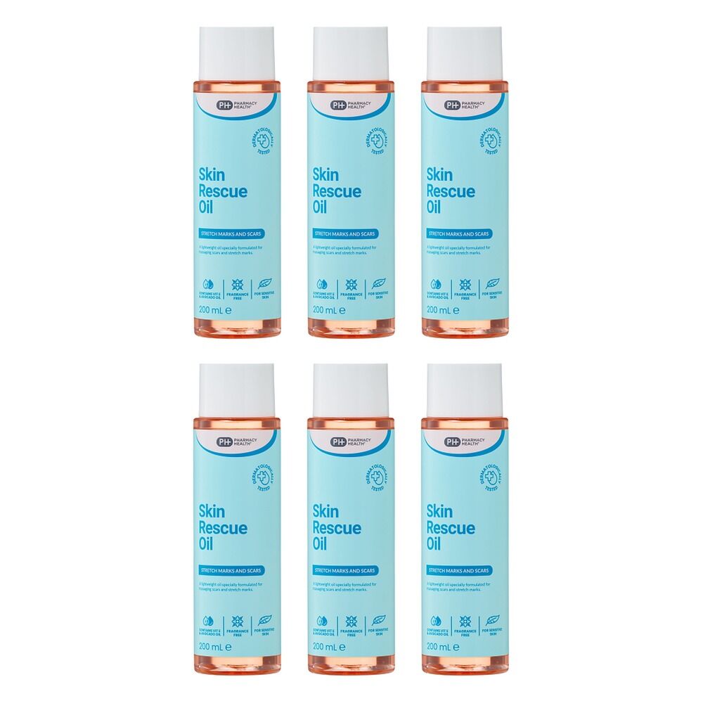 Pharmacy Health Skin Rescue Oil 200mL Pack of 6