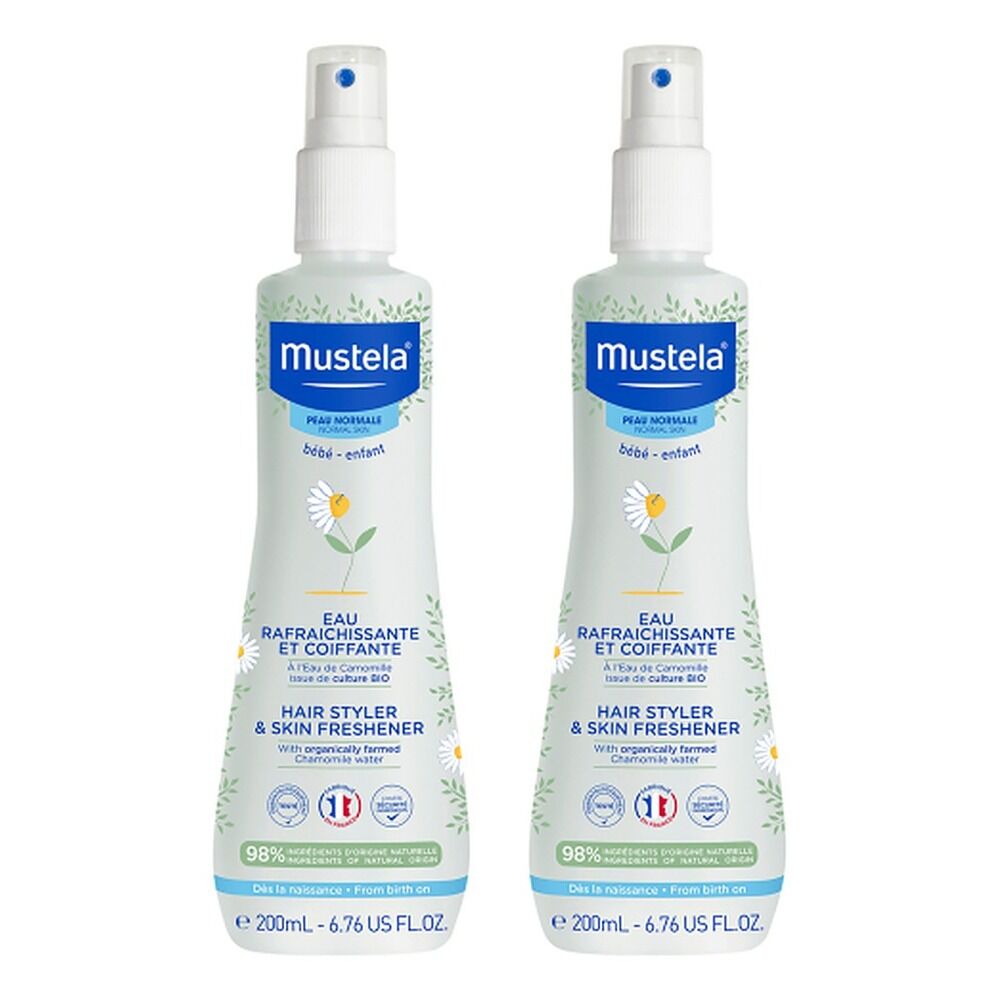 Mustela Hair Styler & Skin Freshener 200mL Pack of 2