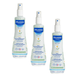 Mustela Hair Styler & Skin Freshener 200mL Pack of 3