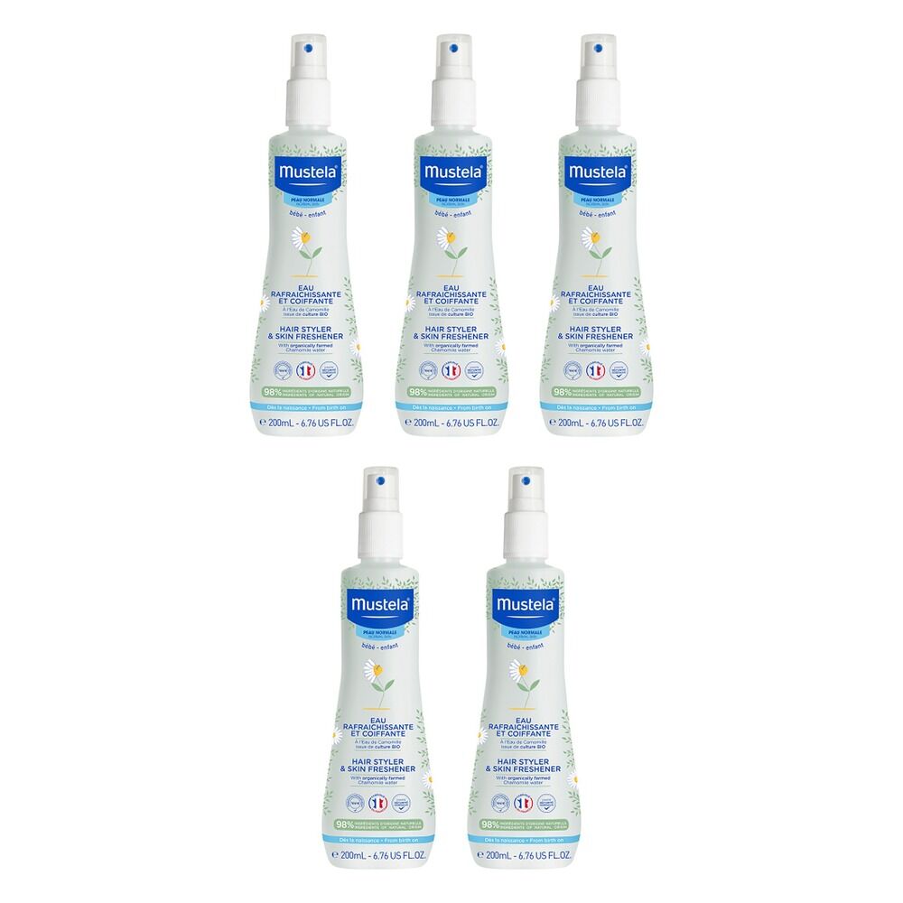 Mustela Hair Styler & Skin Freshener 200mL Pack of 5