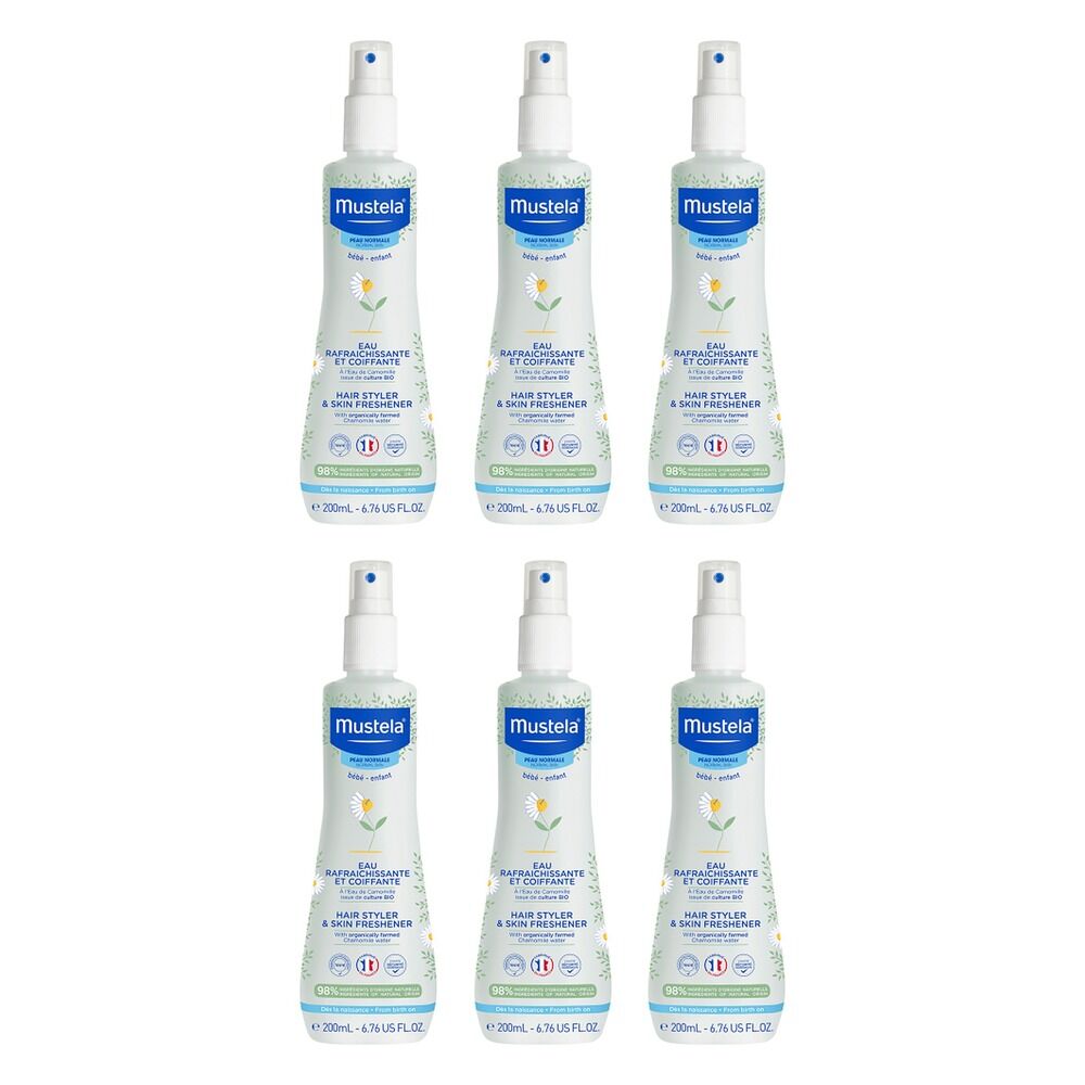 Mustela Hair Styler & Skin Freshener 200mL Pack of 6