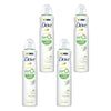 Dove Women Deodorant 0% Aluminium Salts Cucumber & Green Tea 250mL Pack of 4
