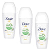 Dove Women 0% Aluminium Salts 48H Roll-On Cucumber 50mL Pack of 3