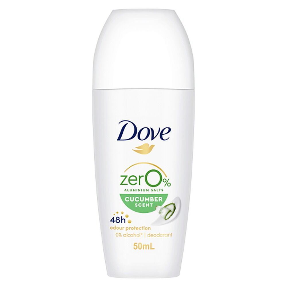 Dove Women 0% Aluminium Salts 48H Roll-On Cucumber 50mL