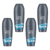 Dove Men+Care 0% Aluminium Roll-On Clean Comfort 50mL Pack of 4
