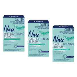 Nair Cream Hair Bleach for Face & Body Pack of 3