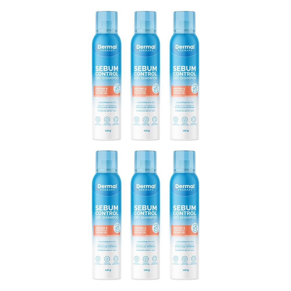 Dermal Therapy Sebum Control Dry Shampoo 120g Pack of 6
