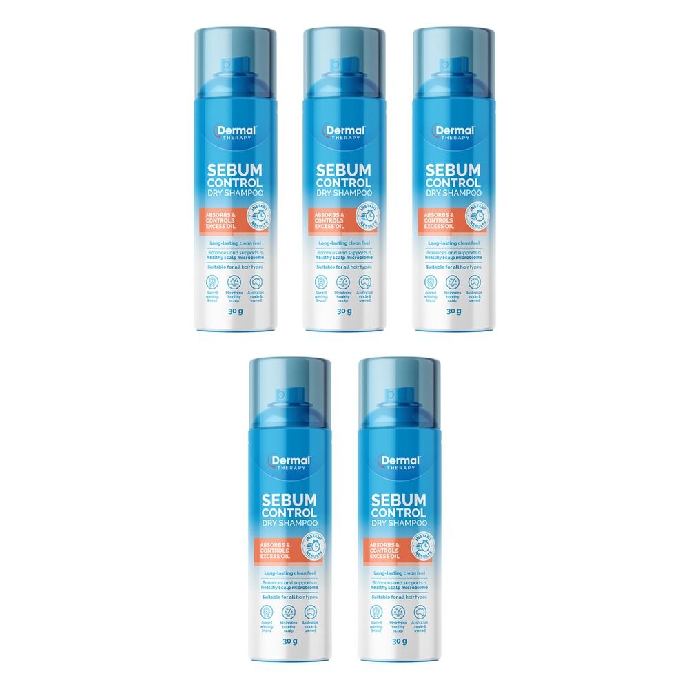 Dermal Therapy Sebum Control Dry Shampoo 30g Pack of 5