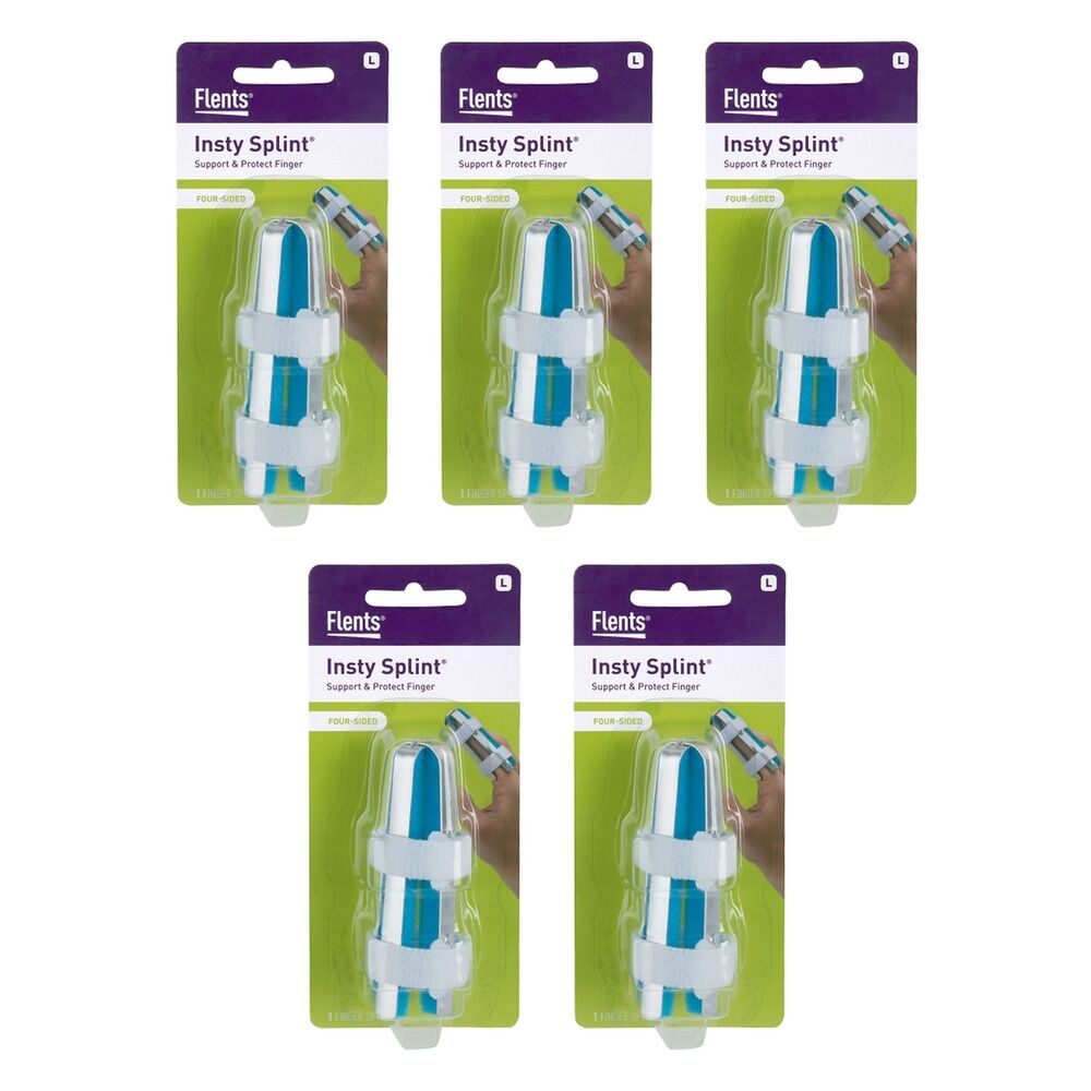 Flents Four-Sided Finger Splint Large Pack of 5