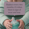 Tommee Tippee Advanced Anti-Colic Baby Bottle Teats 6+ Months 2 Pack