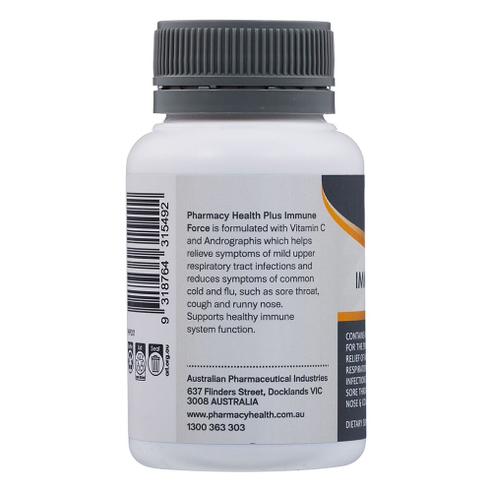 Pharmacy Health Plus Immune Force 60 Tablets