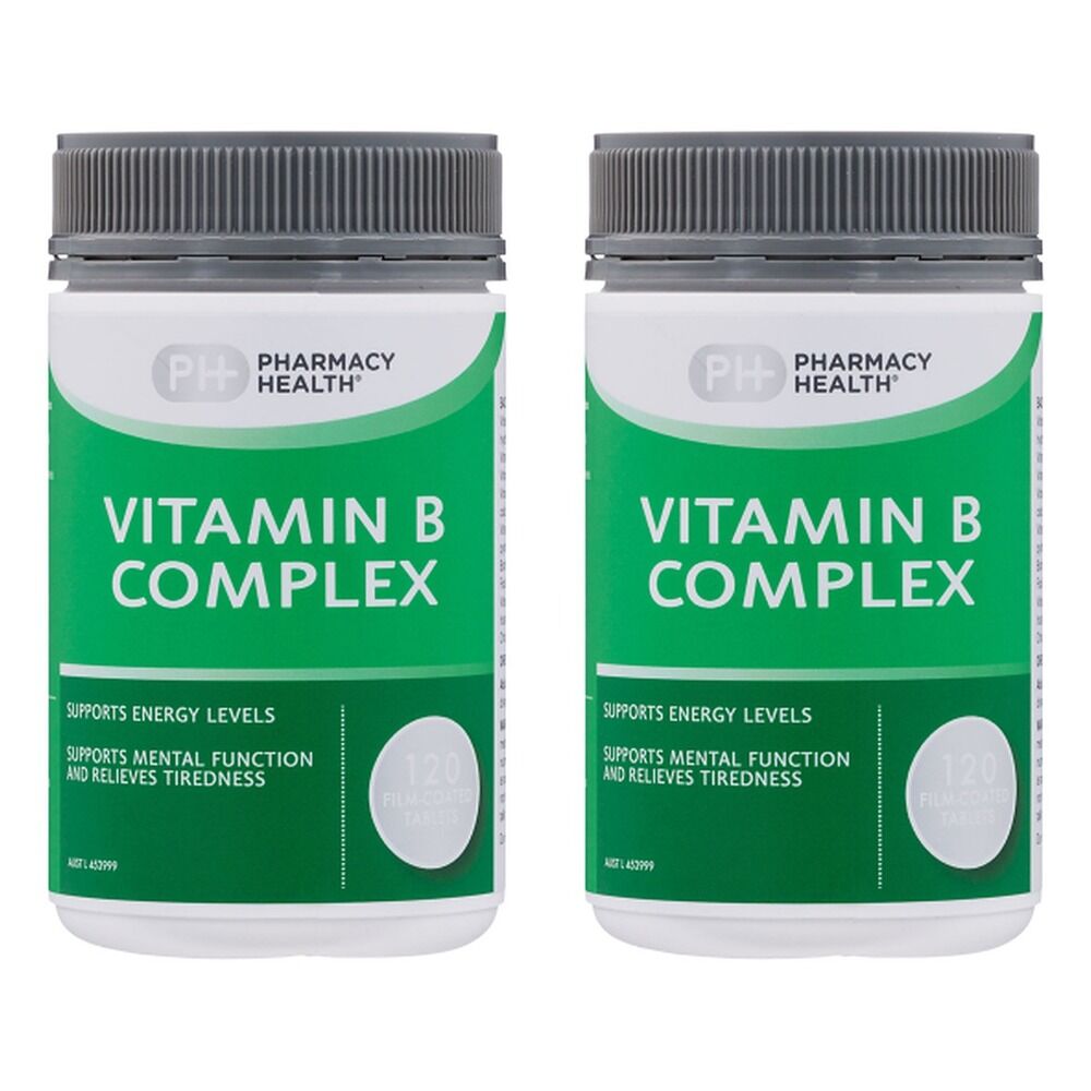 Pharmacy Health Vitamin B Complex 120 Tablets Pack of 2