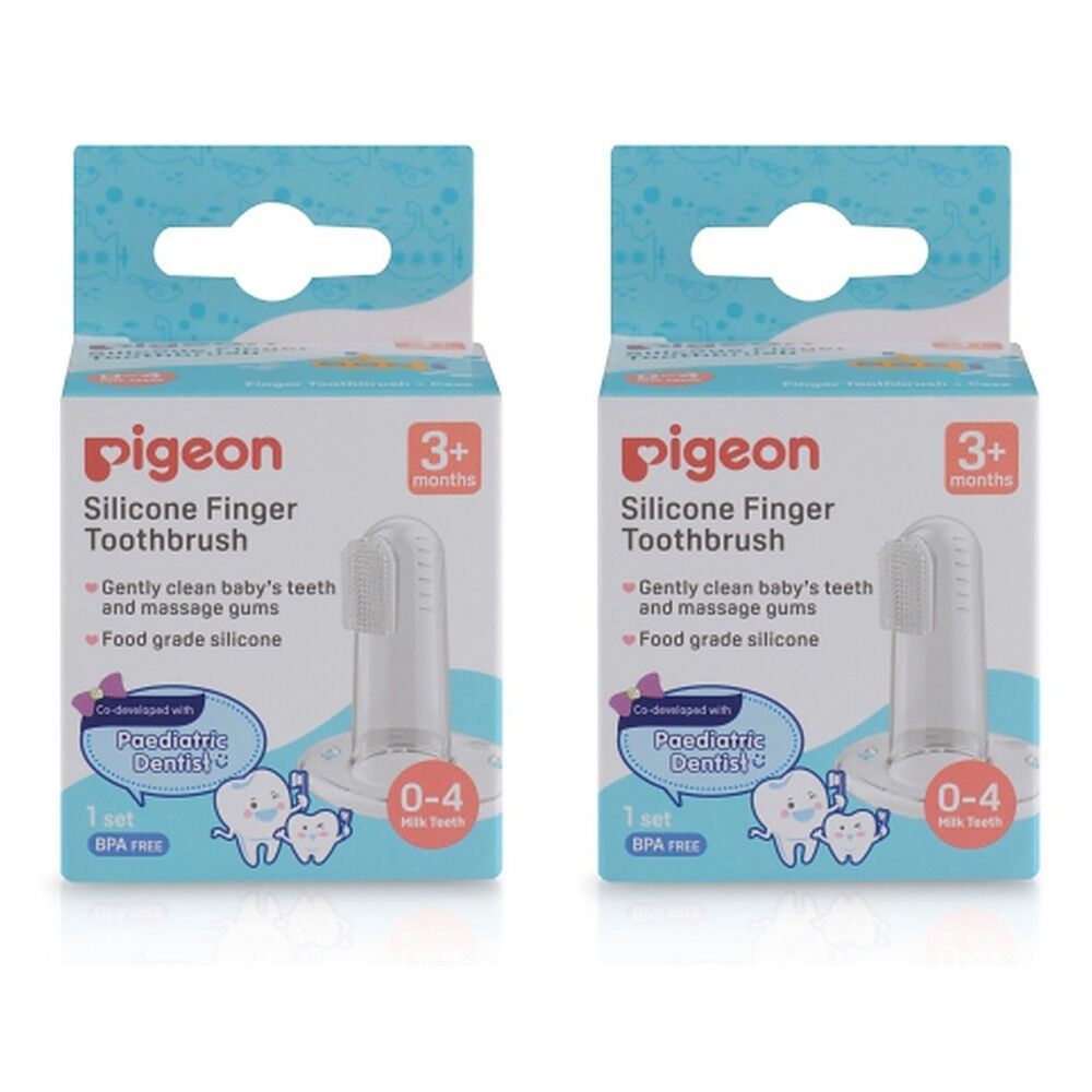 Pigeon Silicone Finger Toothbrush Pack of 2