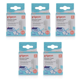 Pigeon Silicone Finger Toothbrush Pack of 5