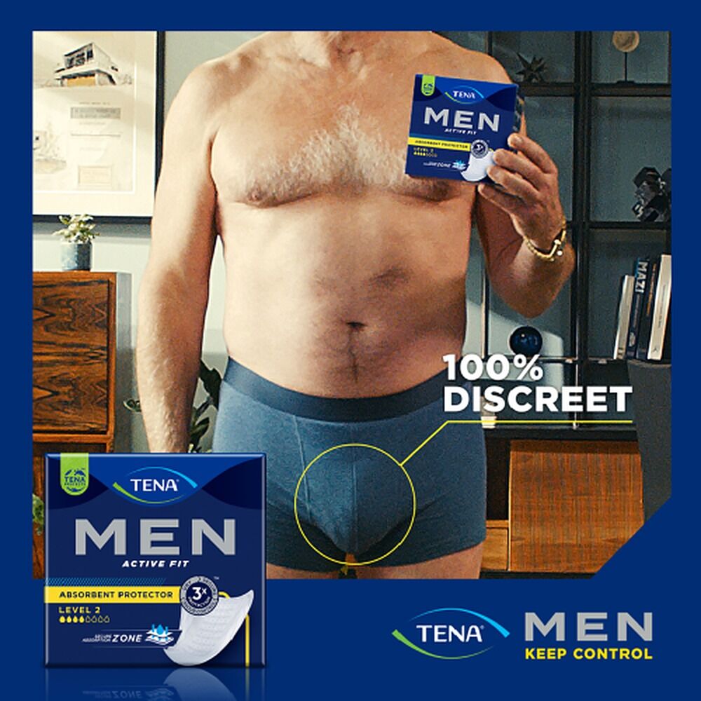 Tena Men Level 2 Pads 10 Pack x 4