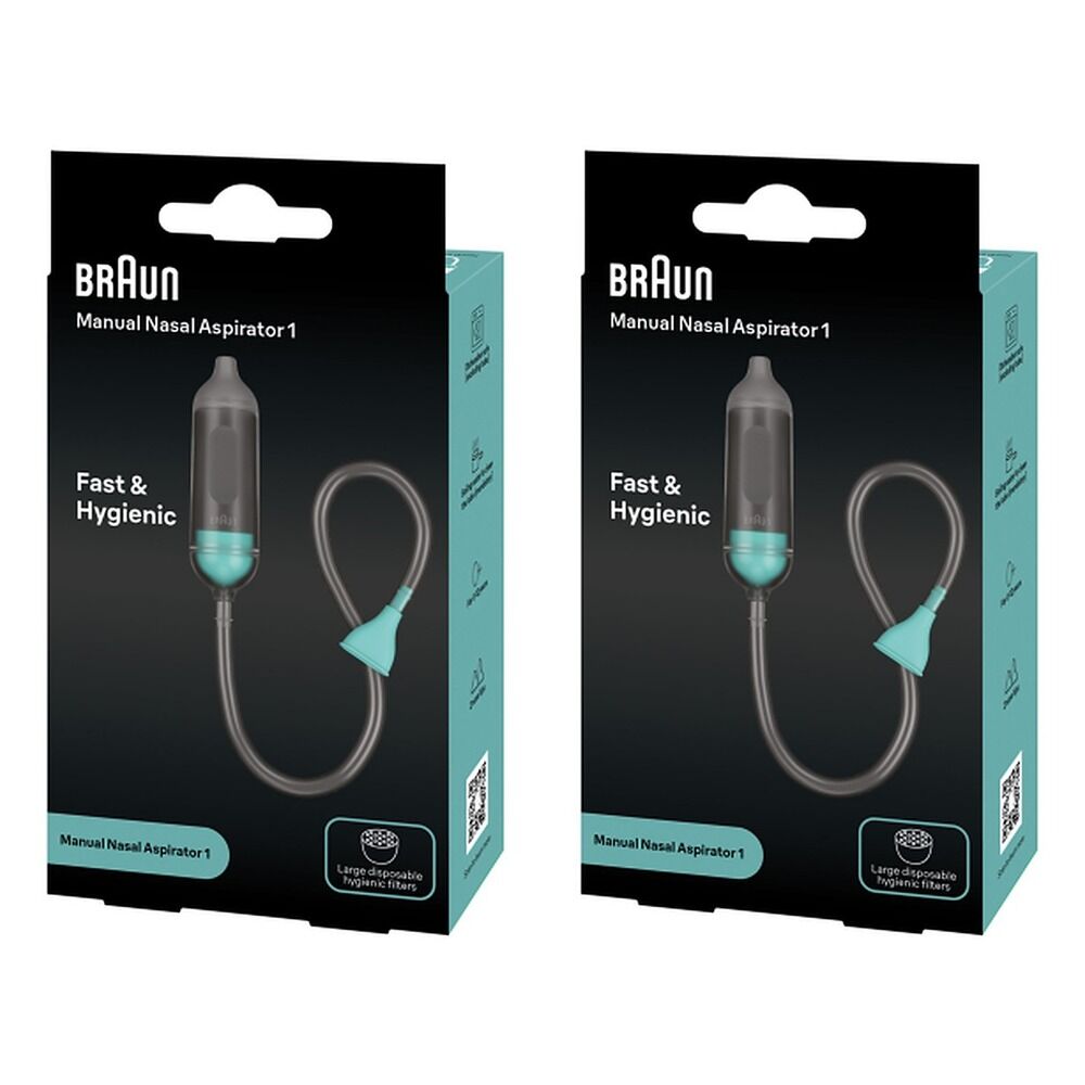 Braun Manual Nasal Aspirator Pack of 2