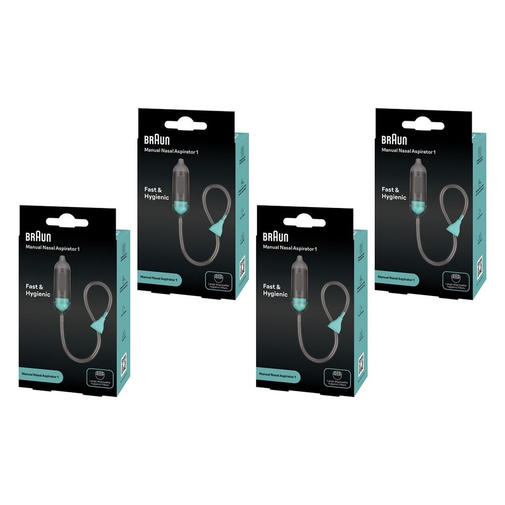 Braun Manual Nasal Aspirator Pack of 4