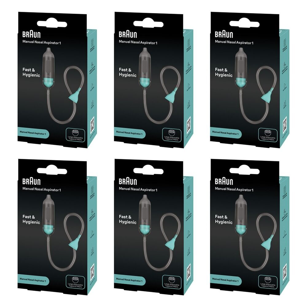 Braun Manual Nasal Aspirator Pack of 6