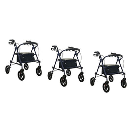 Making Life Easy Rollator Height Adjustable Blue Pack of 3