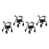 Making Life Easy Rollator Height Adjustable Blue Pack of 4