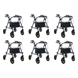 Making Life Easy Rollator Height Adjustable Blue Pack of 6