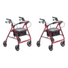 Making Life Easy Rollator 6 Burgundy Pack of 2