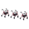 Making Life Easy Rollator 8 Heavy Duty Burgundy Pack of 3
