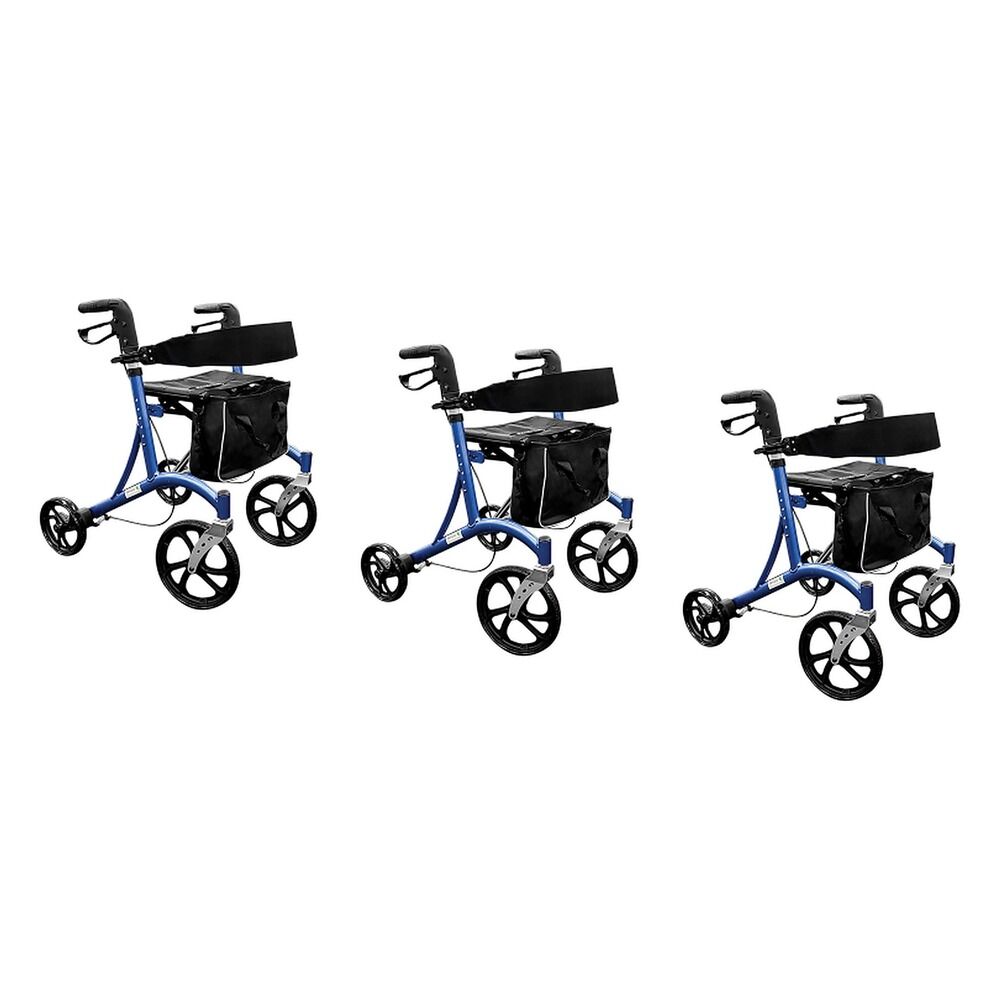 Making Life Easy Rollator Side Fold Blue Pack of 3