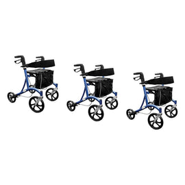 Making Life Easy Rollator Side Fold Blue Pack of 3