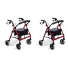 Making Life Easy Rollator 8 Fixed Frame Burgundy Pack of 2